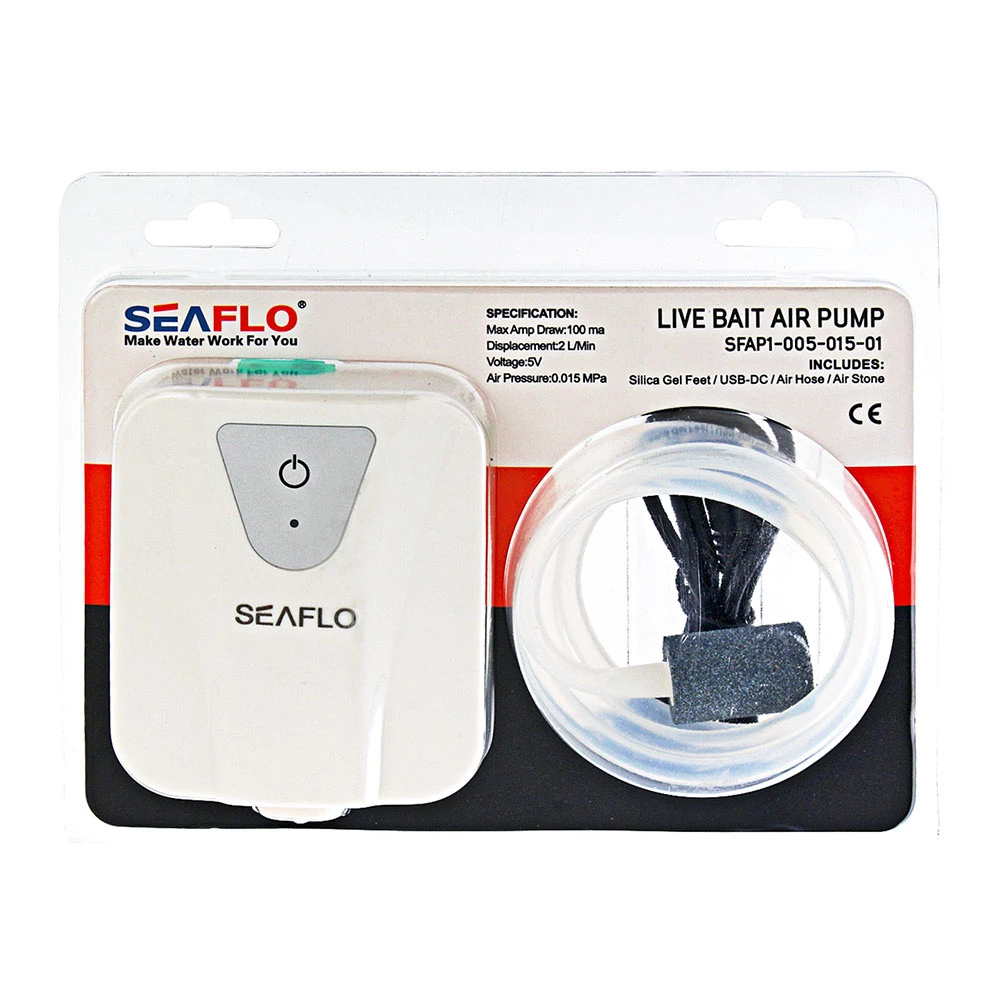 SEAFLO Rechargeable Live Bait Aerator 5V 2L 2 SEAFLO Rechargeable Live Bait Aerator 5V 2L