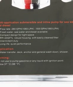 Seaflo Submersible Inline Pump 12V 280GPH