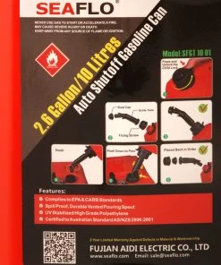 Seaflo Auto Shut-Off Fuel Tank 10L