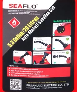 Seaflo Auto Shut-Off Fuel Tank 20L