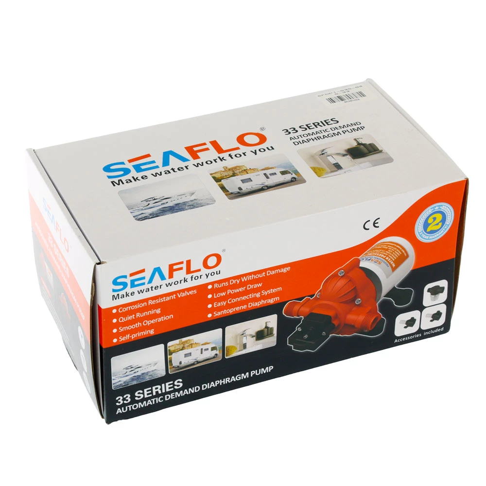 Seaflo 3 Chamber Diaphragm Pump 13.2LPM 12v 3 Seaflo 3 Chamber Diaphragm Pump 13.2LPM 12v