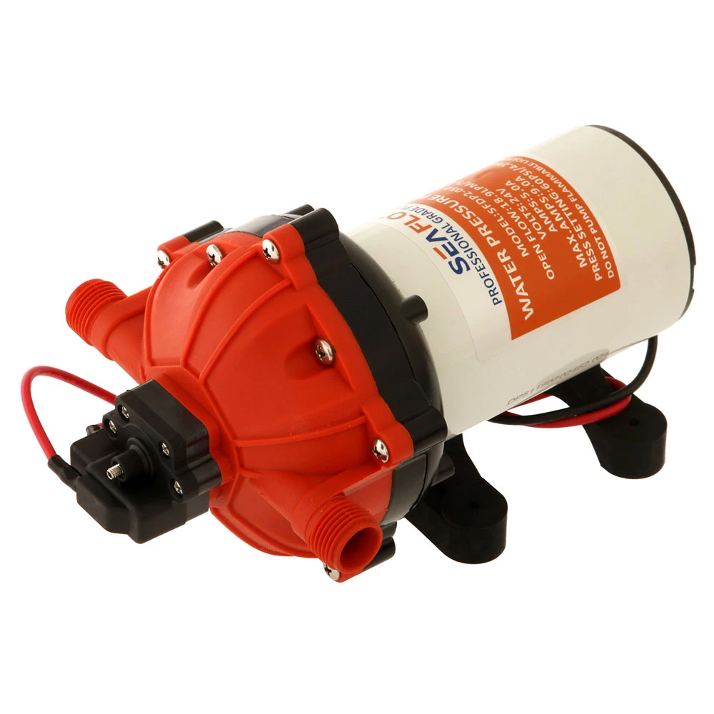Seaflo 51 Series 5-Chamber DC Diaphragm Pump 18.9LPM 24V 6 Seaflo 51 Series 5-Chamber DC Diaphragm Pump 18.9LPM 24V - Image 4