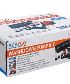 Seaflo 42 Series Washdown Pump Kit With 7.5m Coiled Hose 15LPM 12V -Scanstrut Sales Shop 4jldg