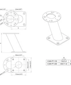 Scanstrut PowerTower 300MM FLIR Raymarine Cameras