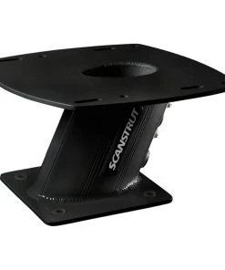 Scanstrut Aluminium PowerTower Aft Leaning 150mm/6in For Radomes Black