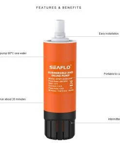 Seaflo Submersible Inline Pump 12V 200GPH