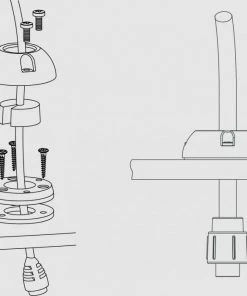 Scanstrut DS21A-S Stainless Marine Vertical Cable Seal - For 4-9mm Cables