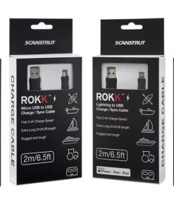 Scanstrut Lightning USB Charge Cable 0.6m For Apple