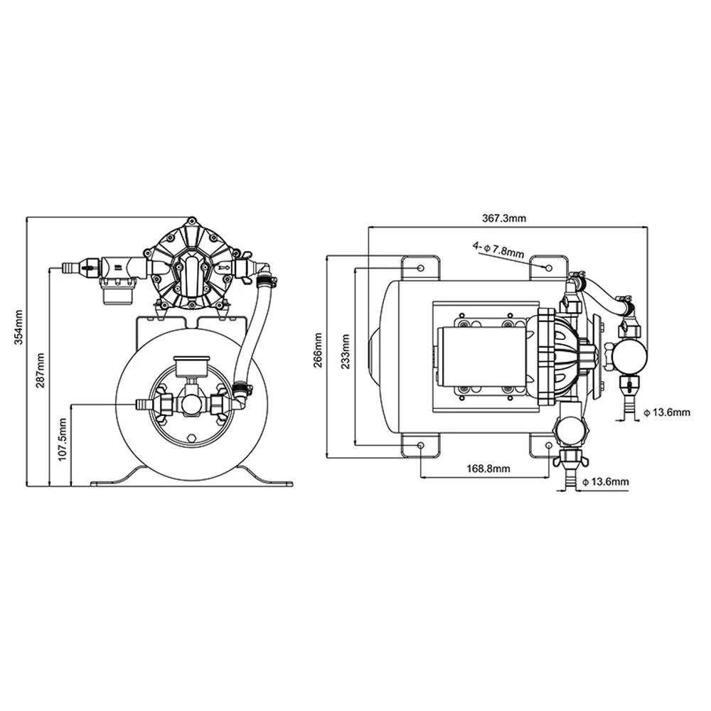 Seaflo Accumulator Pressure Boost System 8L 3 Seaflo Accumulator Pressure Boost System 8L