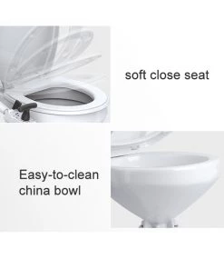 Seaflo Manually Operated Marine Toilet Regular 12V -Scanstrut Sales Shop sfmtm 01 r 3