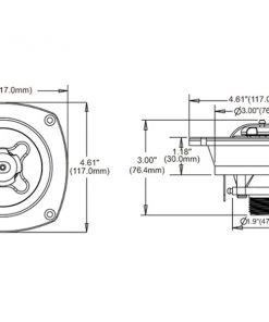 Seaflo Water Inlet With Pressure Regulator White -Scanstrut Sales Shop sfwi1 01 4