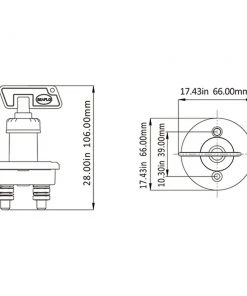 Seaflo Battery Isolation Switch With Cap 275A -Scanstrut Sales Shop untitled 1 12 38