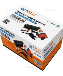 Seaflo 51 Series Washdown Pump Kit With 7.5m Coiled Hose 19.7LPM 12V -Scanstrut Sales Shop zhutu3 1